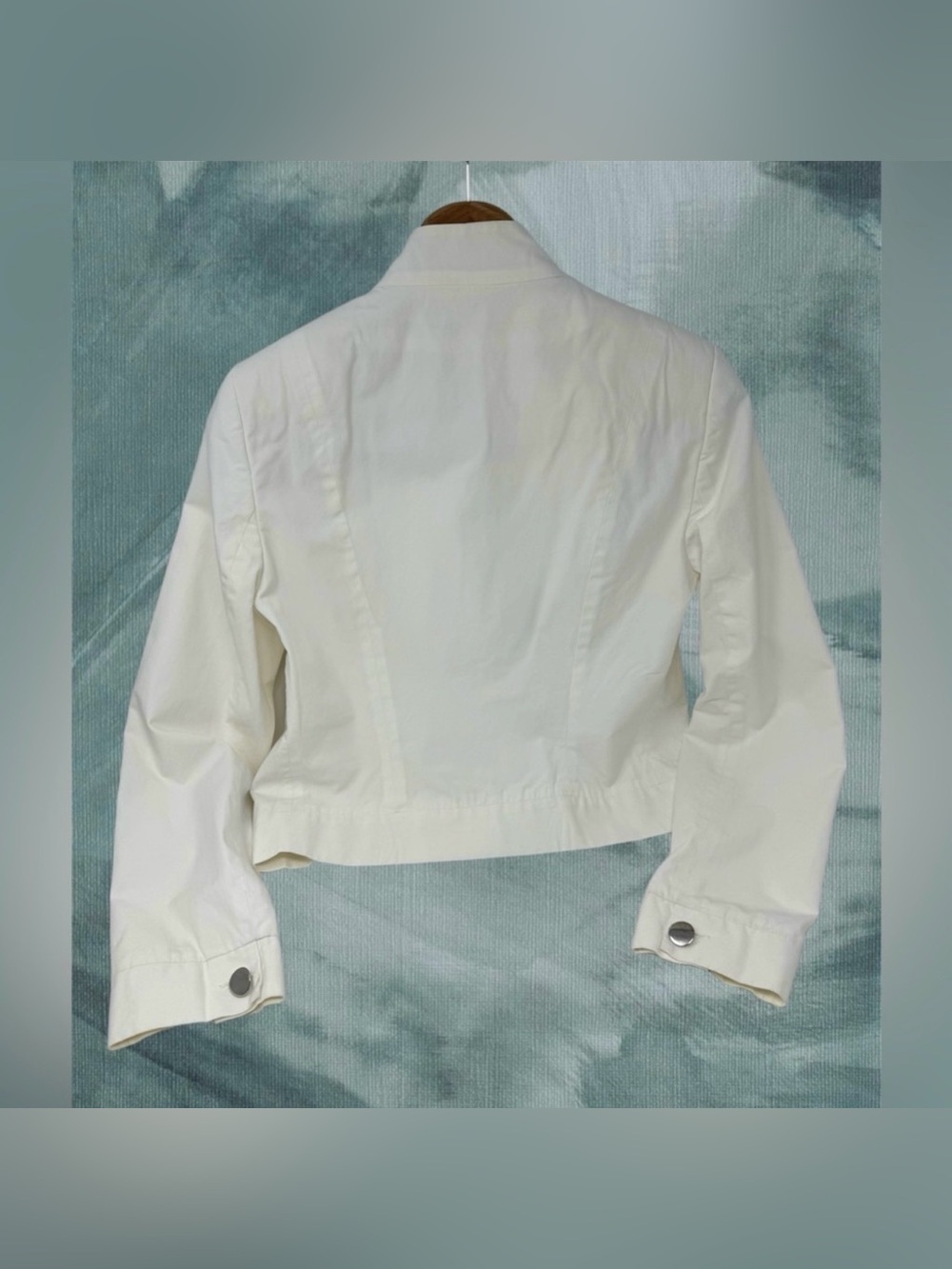 FABRIKA Ivory White Co-ord Set / Two-Piece Skirt Set with Cropped Jacket - Picture 12 of 15